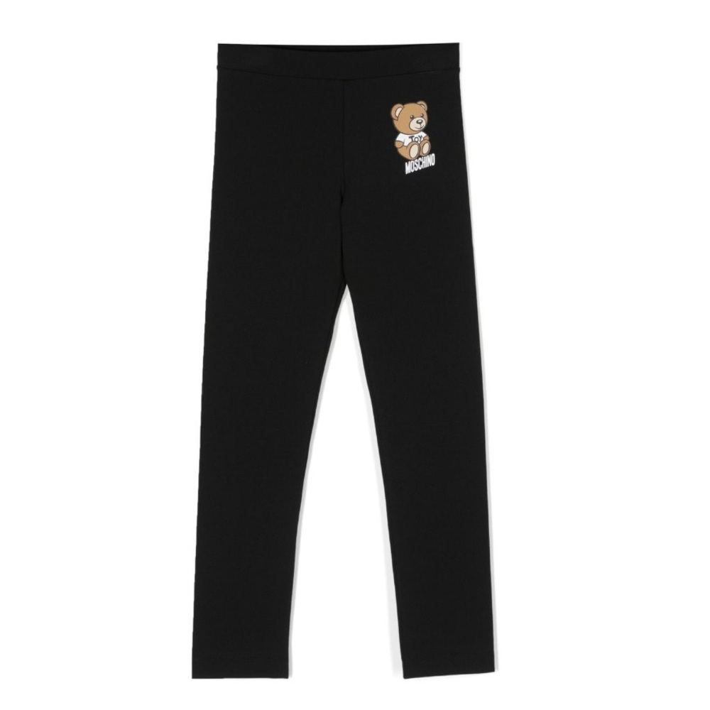 NEW. Moschino Kids teddy-print leggings